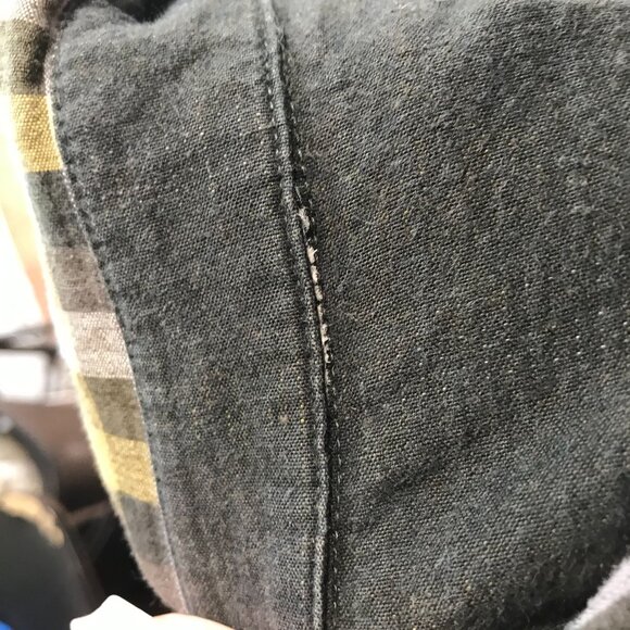 MOUNTAIN HARDWEAR - MEN'S M/L - MULTICOLOR CHECK LONG SLEEVE SNAP COLLARED SHIRT - Picture 5 of 6